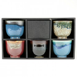 Coffret 5 tasses japonaises