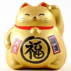 Maneki Neko doré