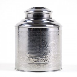 Boîte à thé inox martelé 300g