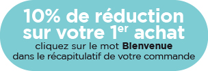 10% de réduction sur votre premier achat