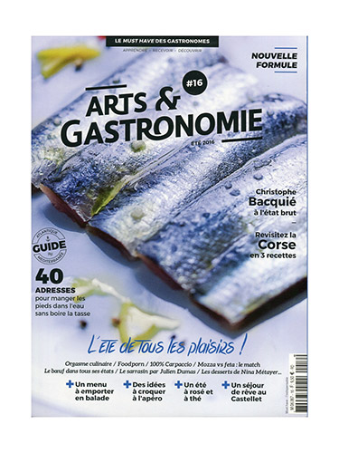 couverture du magazine Arts & Gastronomie #16