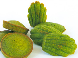 Financier au matcha